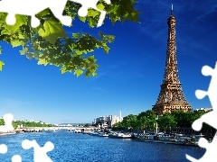 Paris, tower, Eiffel