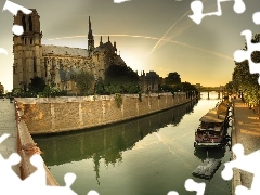 chair, Europe, Paris, Notre Dame