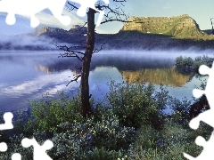 lake, USA, Park, Colorado, national, Mountains