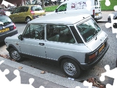 Left, Autobianchi A112, parking, side