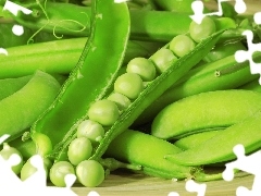 pea, pods, green