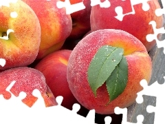browned, peaches