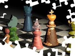 pieces, chess, figure