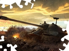 tank, Explosions, Piles, IS-7
