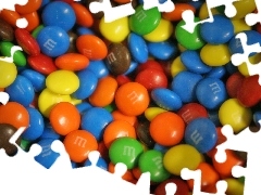 M&M, color, pills