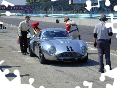 stop, Aston Martin DB4, Pit