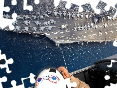 soldier, aircraft carrier, Planes