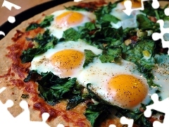 planted, pizza, eggs