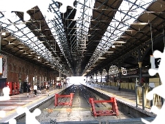 platforms, station, railway