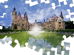 fountain, scrotum, Poland, Castle