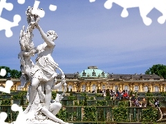 sculpture, Sonssouci, Potsdam, palace