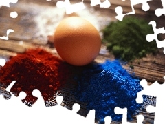 Easter, Dyes, powder, egg