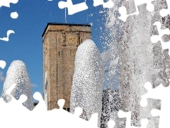 Poznań, fountain, Castle