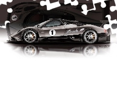 side, Pagani Zonda, profile