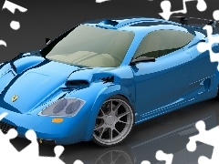 Prototype, Blue, Ferrari