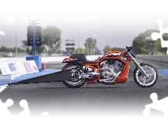 Race, Harley Davidson Screamin Eagle V-Rod, Drag