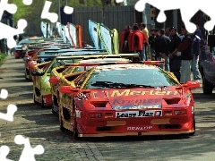 Lamborghini Diablo, race, rally