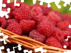 basket, Raspberries