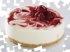 cheesecake, raspberry