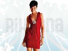 dress, Rihanna, red hot