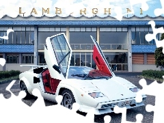 interior, Lamborghini Countach, Red