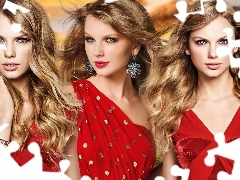 dresses, Taylor Swift, Red