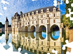 reflection, Castle, Mirror