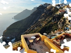 Restaurant, santorini, Greece