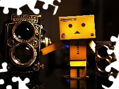 photographic, Danbo, Retro, blur, Rolleiflex, Cameras