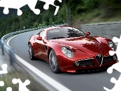 test, Alfa Romeo 8C, ride