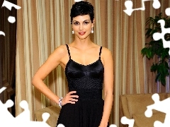 ear-ring, bracelet, black, dress, Morena Baccarin