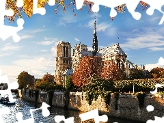 River, temple, Paris