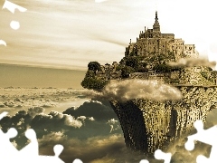 Castle, Heaven, Rocks, ##