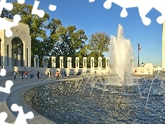 room, memory, fountain, water, Beauty