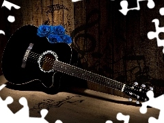 Guitar, rose