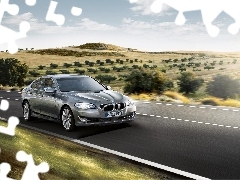 BMW 5 Series F10, route, Way, View