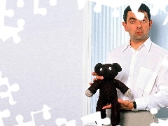 Rowan Atkinson, teddybear