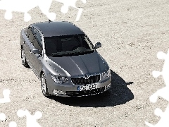 Skoda, Superb, Sand, silver