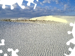 Sand, Desert, White