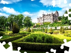 Scotland, Garden, Dunrobin