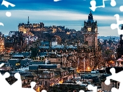 Scotland, panorama, Edynburg