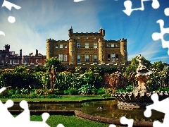 Scotland, Castle, Garden