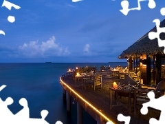 Bora Bora, Restaurant, sea