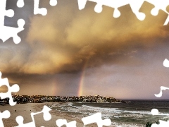 Great Rainbows, Town, sea