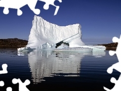 Sky, Ice, sea, mountains