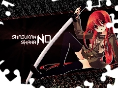 text, Shakugan No Shana