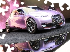 Citroen Revolte, futuristic, shape, reflection