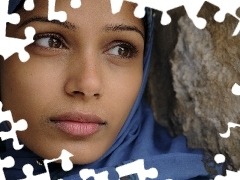 face, Freida Pinto, shawl