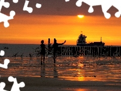 Ship, Steam, Beaches