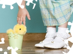 easter, girls, Shoes, chicken